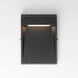 Steppes LED 6.75 inch Black Outdoor Wall Mount