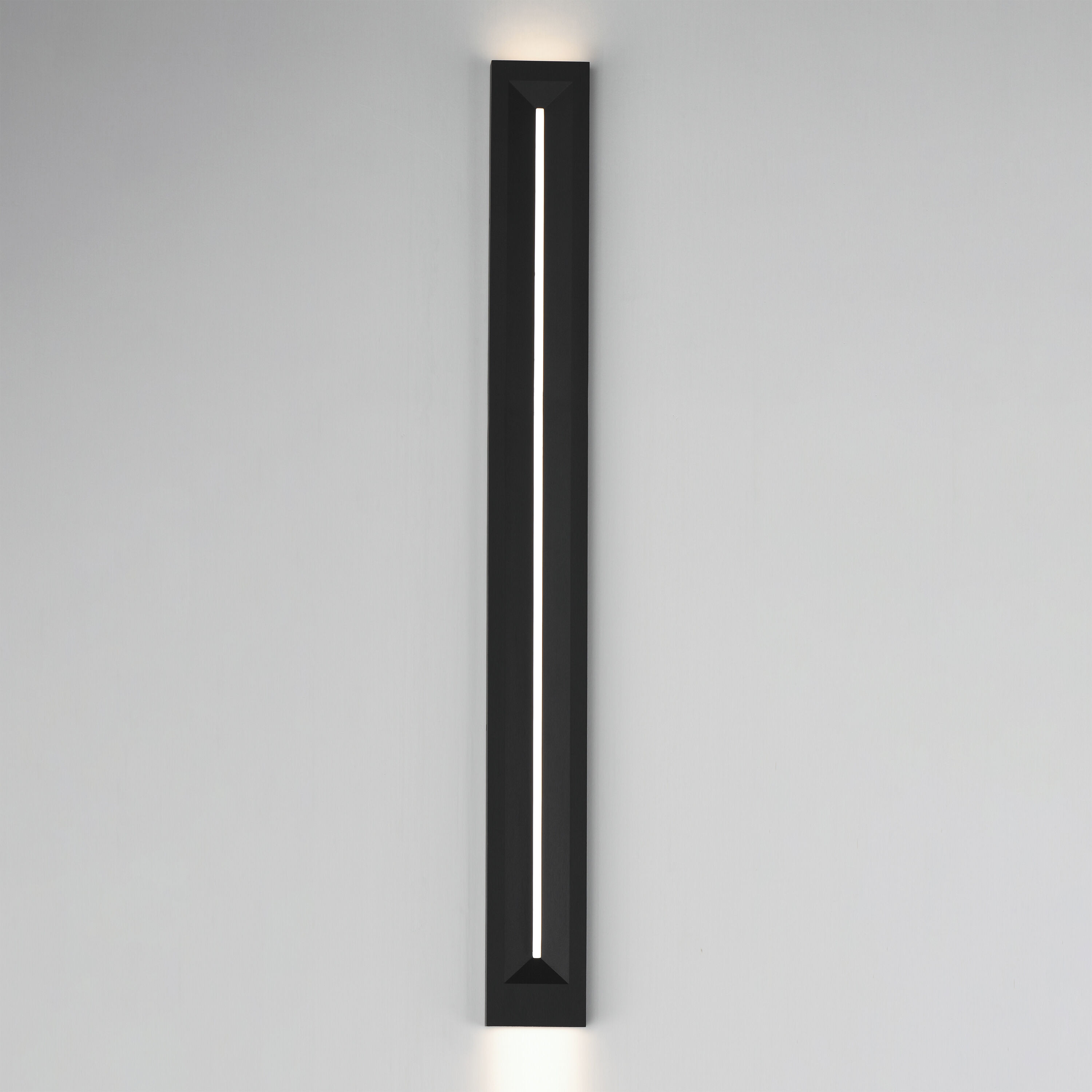 Fosso LED 47.25 inch Black Outdoor Wall Mount