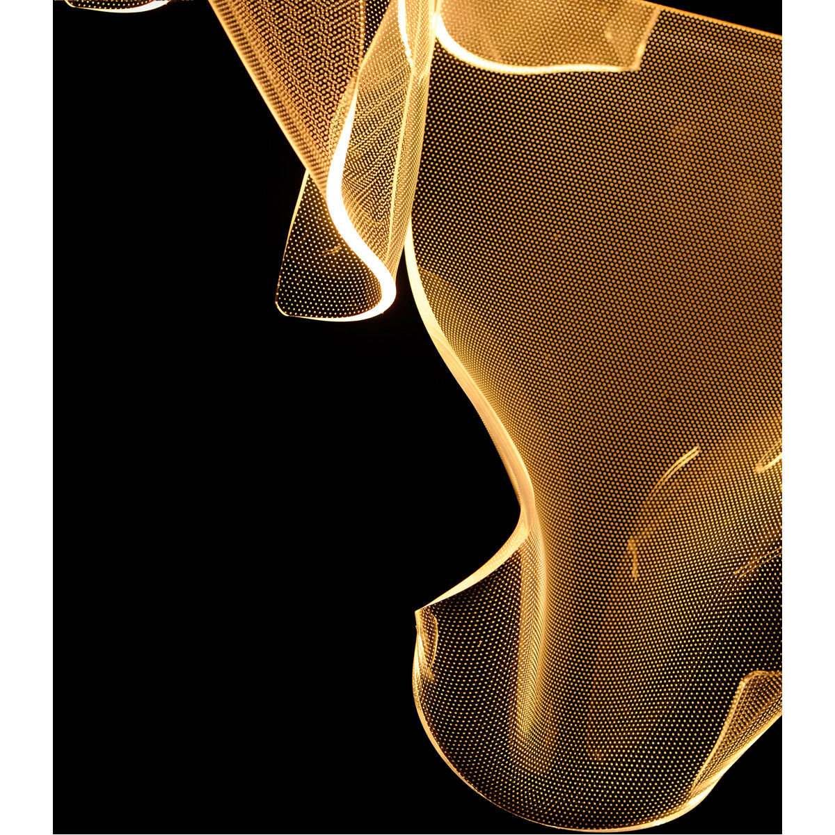 Rinkle LED 15.75 inch Polished Chrome Multi-Light Pendant Ceiling Light