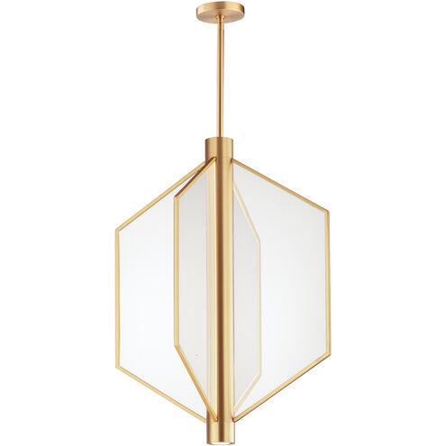 Telstar LED 22 inch Natural Aged Brass Single Pendant Ceiling Light