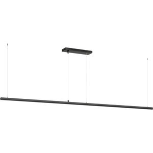 Continuum LED 93.7 inch Black Linear Pendant Ceiling Light