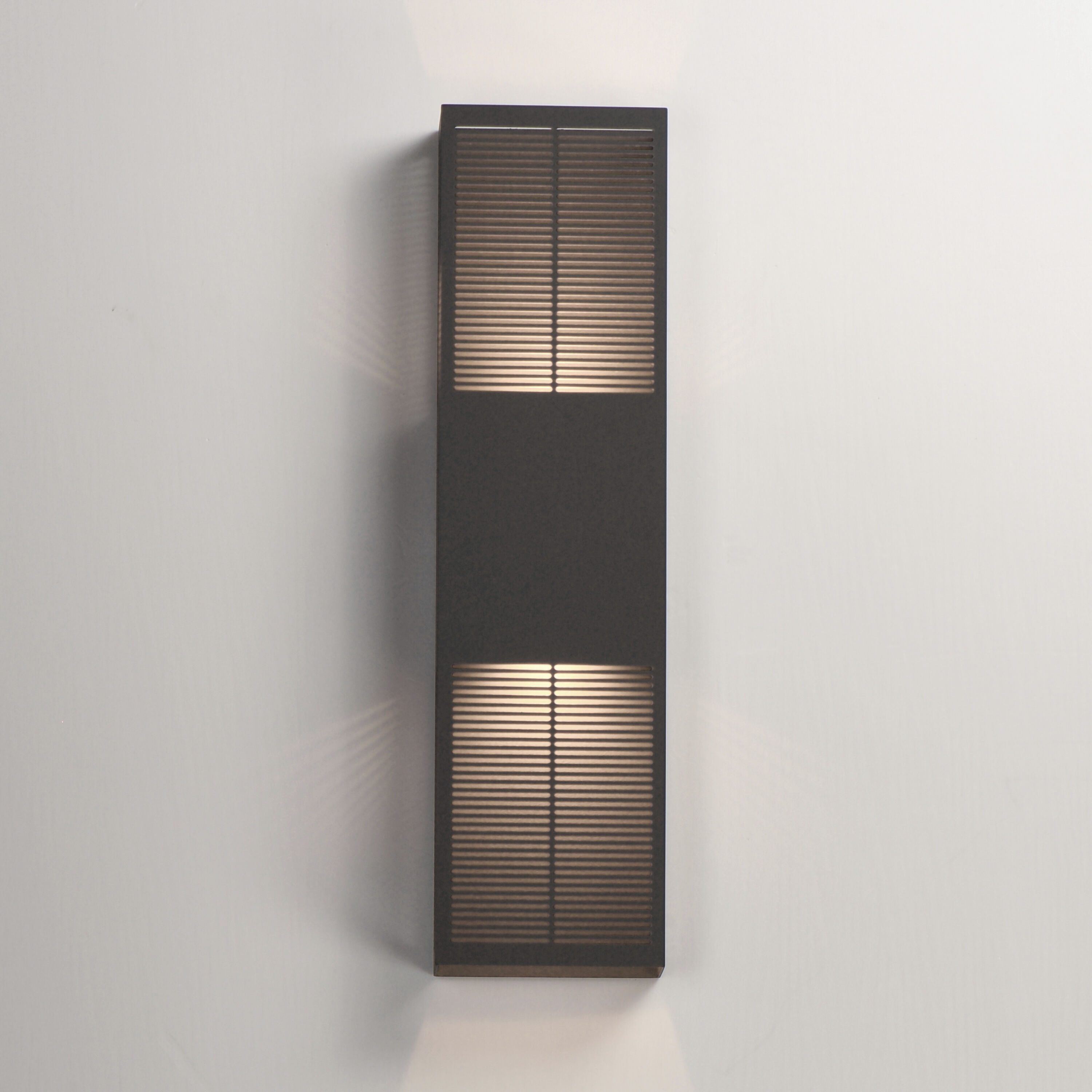 Grate LED 24 inch Architectural Bronze Outdoor Wall Mount