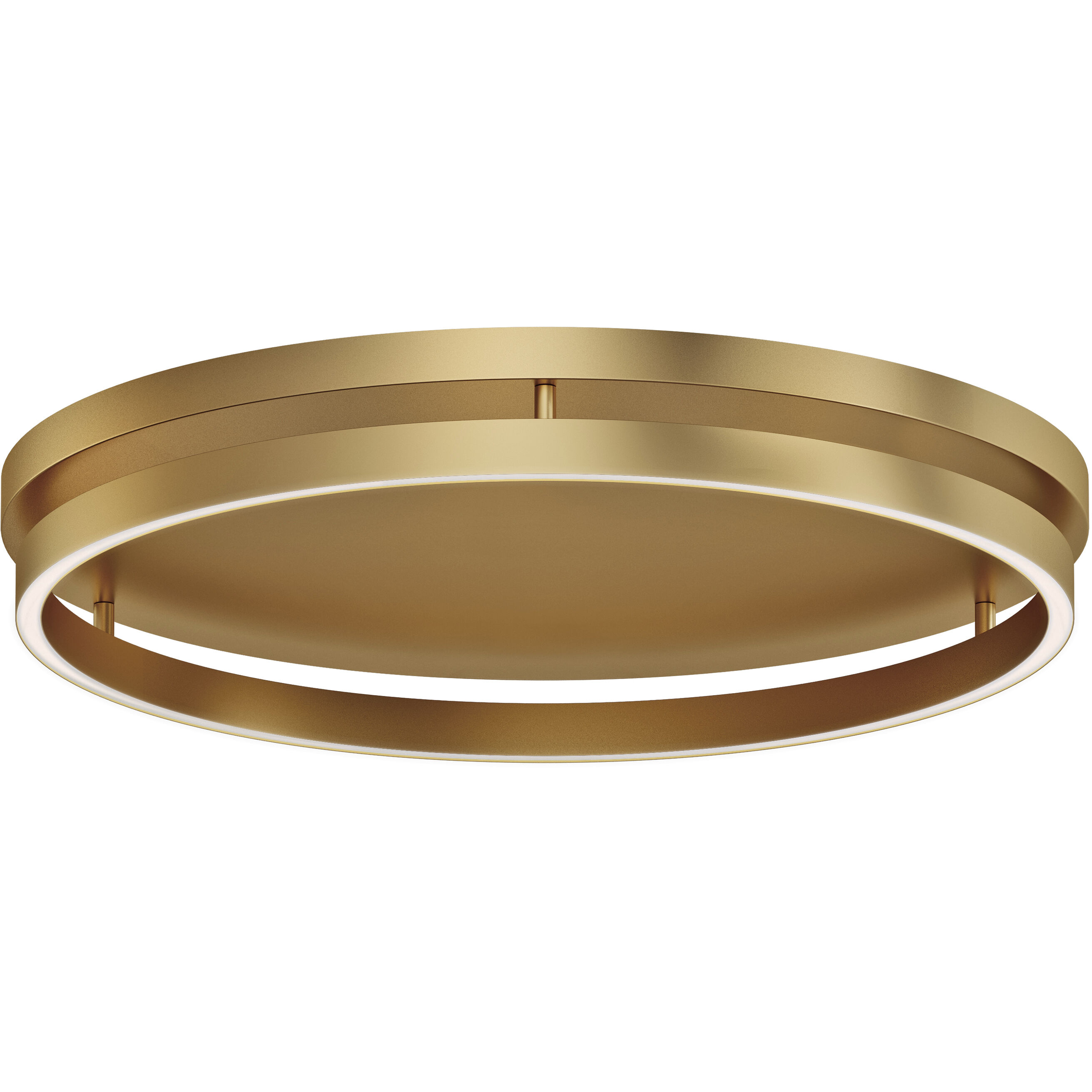 Groove 5CCT LED 24 inch Gold Flush Mount Ceiling Light