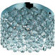 Dazzle 4 Light 15 inch Polished Chrome Flush Mount Ceiling Light