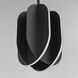 Interval LED 7.75 inch Black Single Pendant Ceiling Light