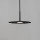 Berliner LED 13.75 inch Black Single Pendant Ceiling Light