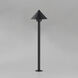 Alumilux Bollard 12 7.00 watt Black Outdoor Pathway Light