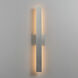 Alumilux Line 5CCT LED 4.5 inch Satin Aluminum Outdoor Wall Mount