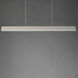 Delphi LED 61.25 inch Chaulk White Linear Pendant Ceiling Light