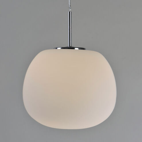Puffs LED 6.25 inch White Single Pendant Ceiling Light
