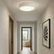 Souffle LED 13.75 inch Chaulk White Flush Mount Ceiling Light