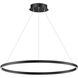 Groove 5CCT LED 40 inch Black Single Pendant Ceiling Light