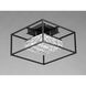 Zephyr LED 15.75 inch Black Flush Mount Ceiling Light