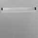 iBar LED 1 inch Brushed Aluminum Pendant Ceiling Light in Brushed Black