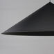 Pitch LED 51 inch Black Single Pendant Ceiling Light