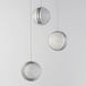 Pulse LED 11.75 inch Polished Chrome Multi-Light Pendant Ceiling Light