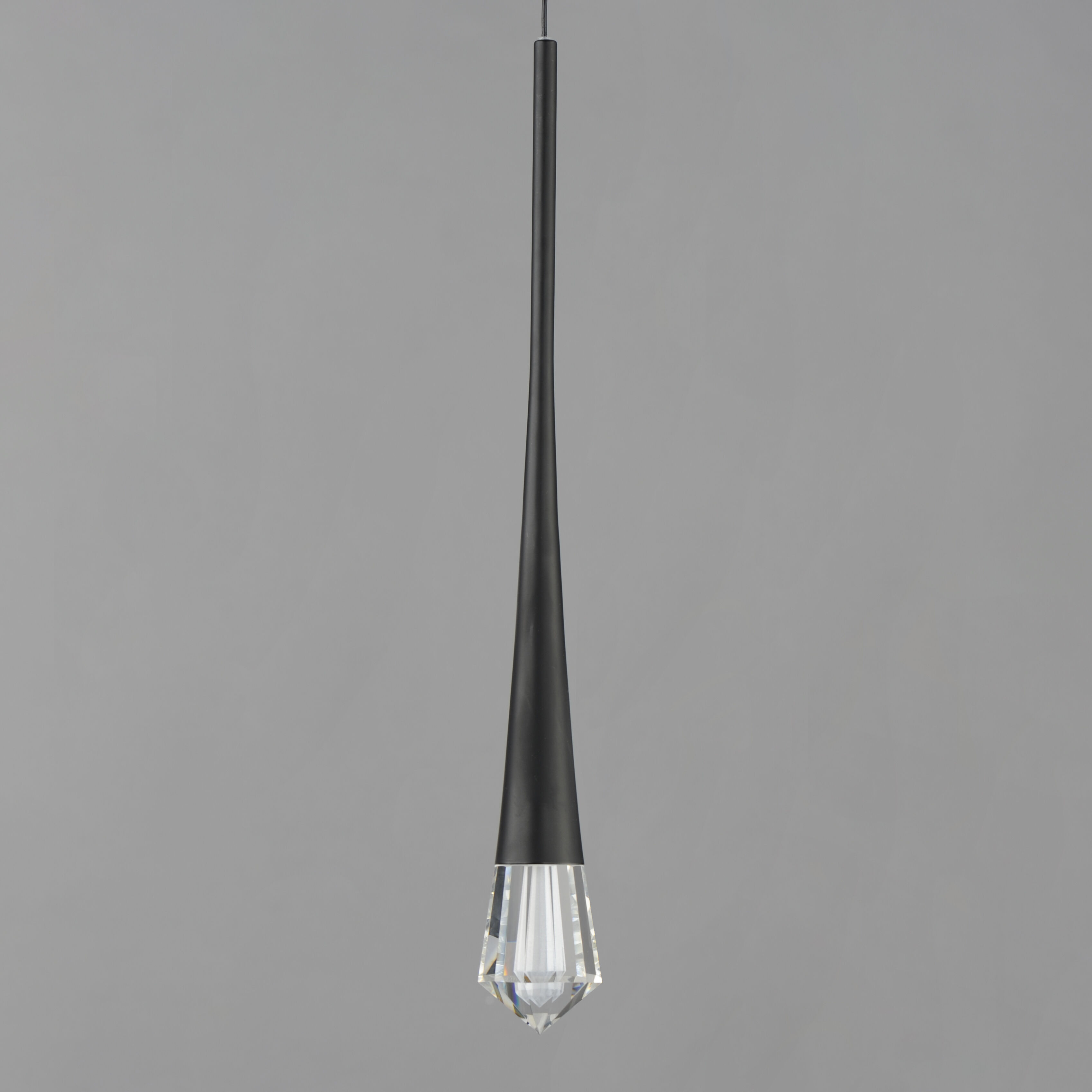 Pierce LED 2.25 inch Black Single Pendant Ceiling Light