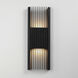 Rampart LED 22 inch Black Outdoor Wall Mount