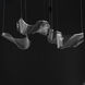 Rinkle LED 16.5 inch Polished Chrome Multi-Light Pendant Ceiling Light