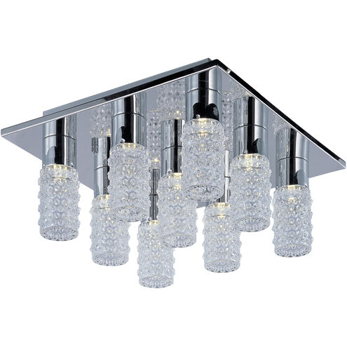 Polka LED 15.75 inch Polished Chrome Flush Mount Ceiling Light