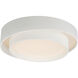 Ziggurat LED 19.75 inch White Flush Mount Ceiling Light