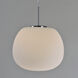 Puffs LED 6.25 inch White Single Pendant Ceiling Light