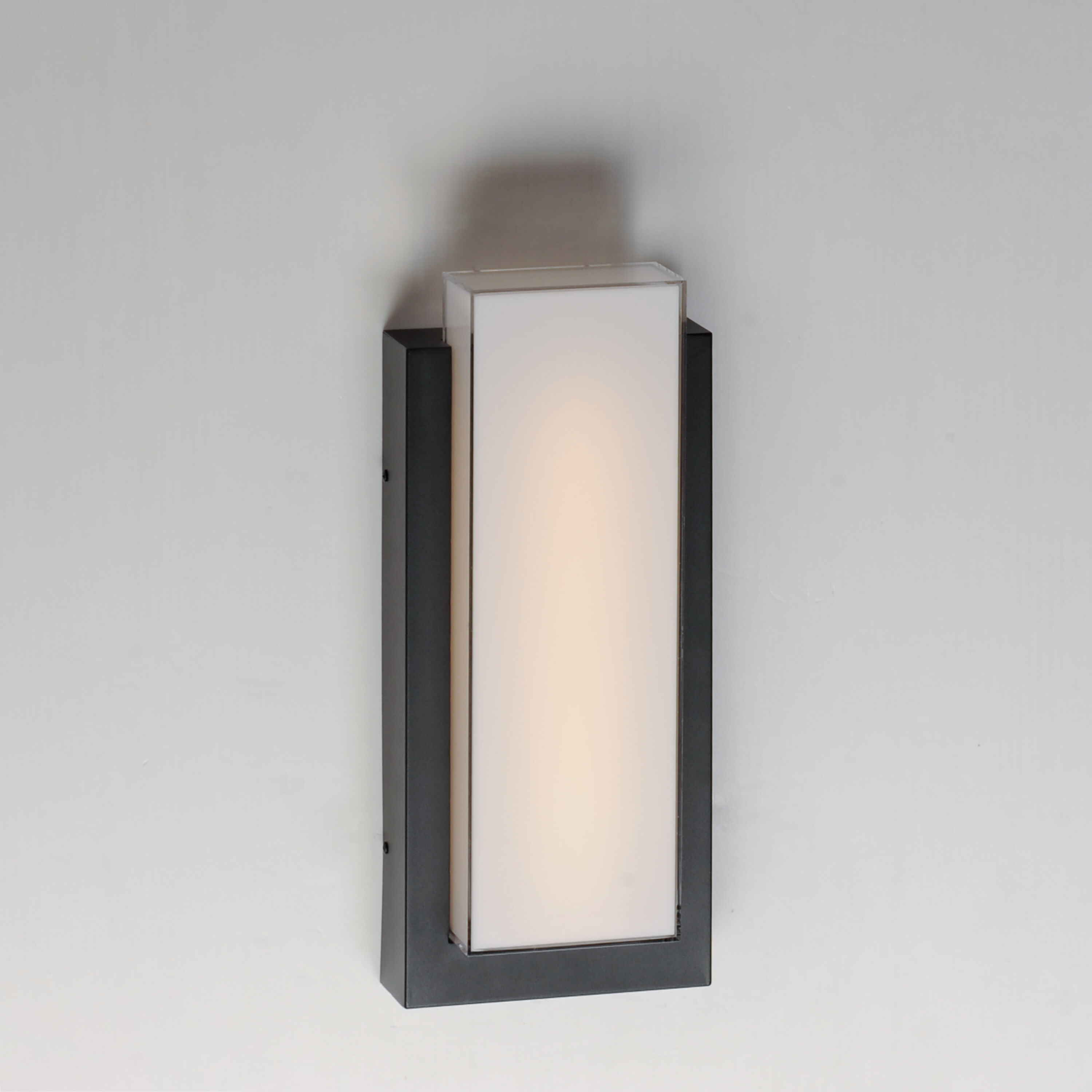 Tower LED 18 inch Black Outdoor Wall Sconce
