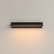 Braque LED 18 inch Black Wall Sconce Wall Light