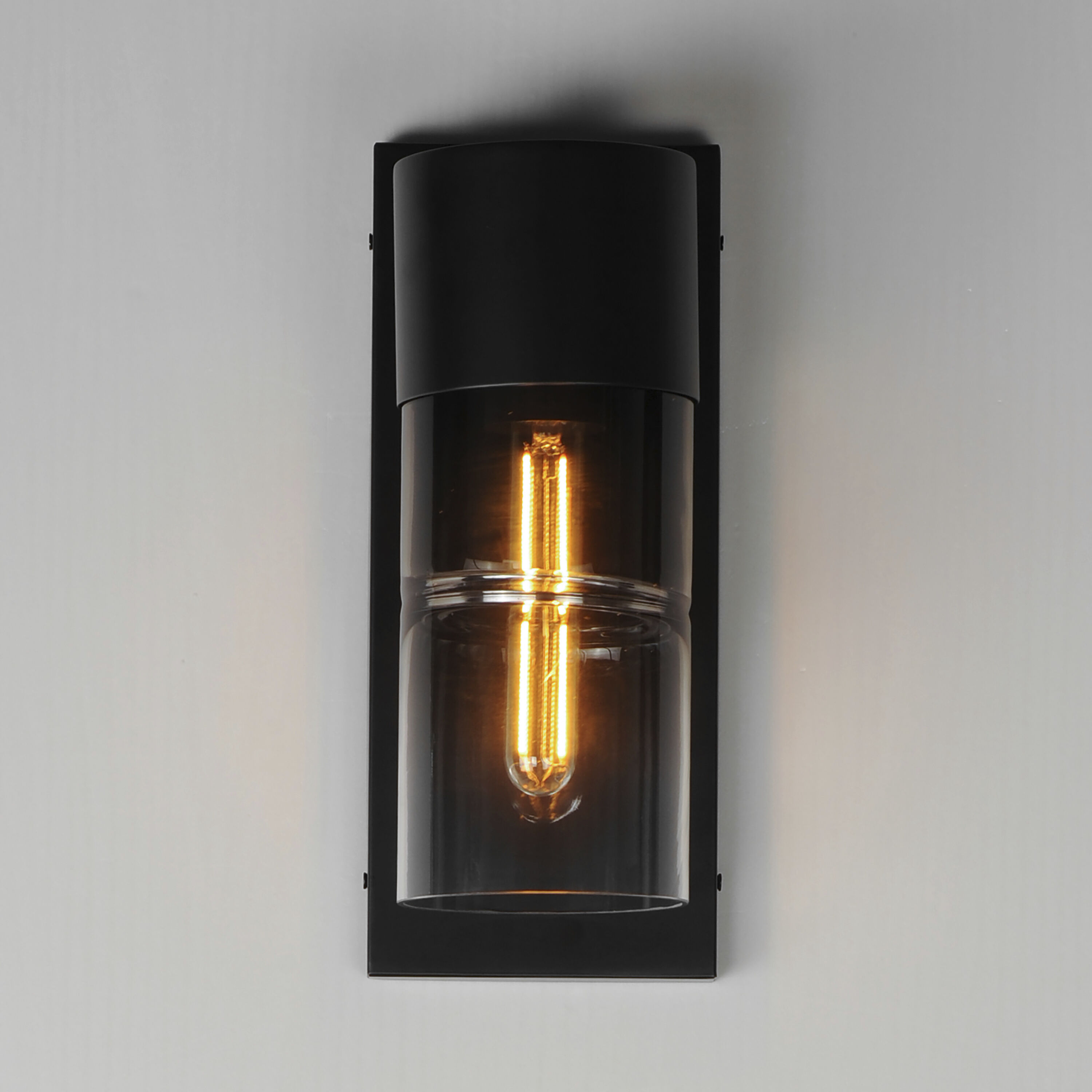 Smokestack LED 13.75 inch Black Outdoor Wall Mount