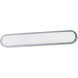 Latitude LED 30 inch Polished Chrome Bath Vanity Light Wall Light