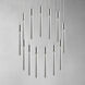 Big Fizz LED 20 inch Polished Chrome Multi-Light Pendant Ceiling Light