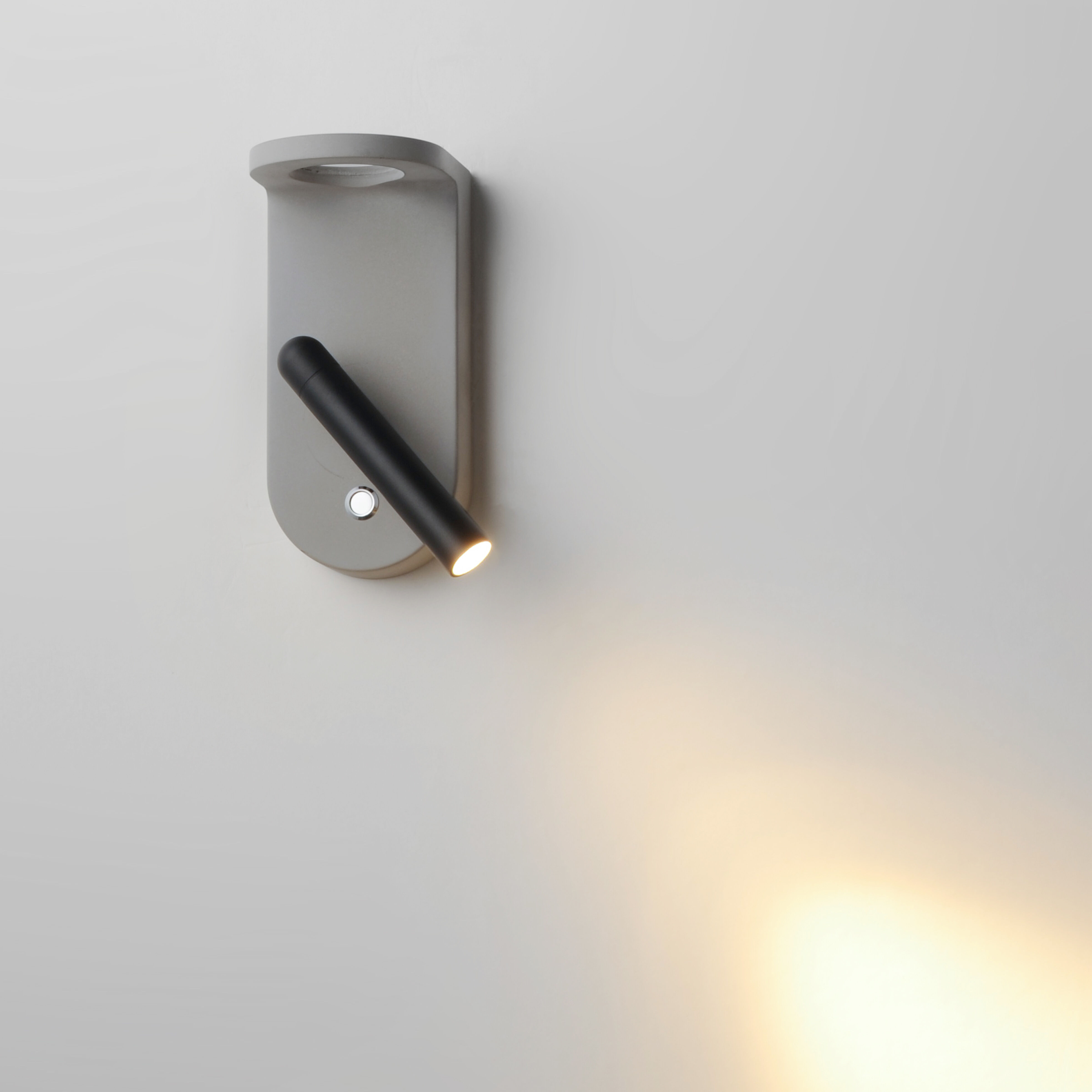 Beacon Wall Sconce Wall Light in Gray and White