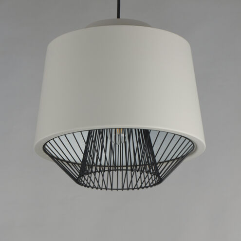 Phoenix LED 18.5 inch Gray and Black Single Pendant Ceiling Light