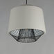 Phoenix LED 18.5 inch Gray and Black Single Pendant Ceiling Light