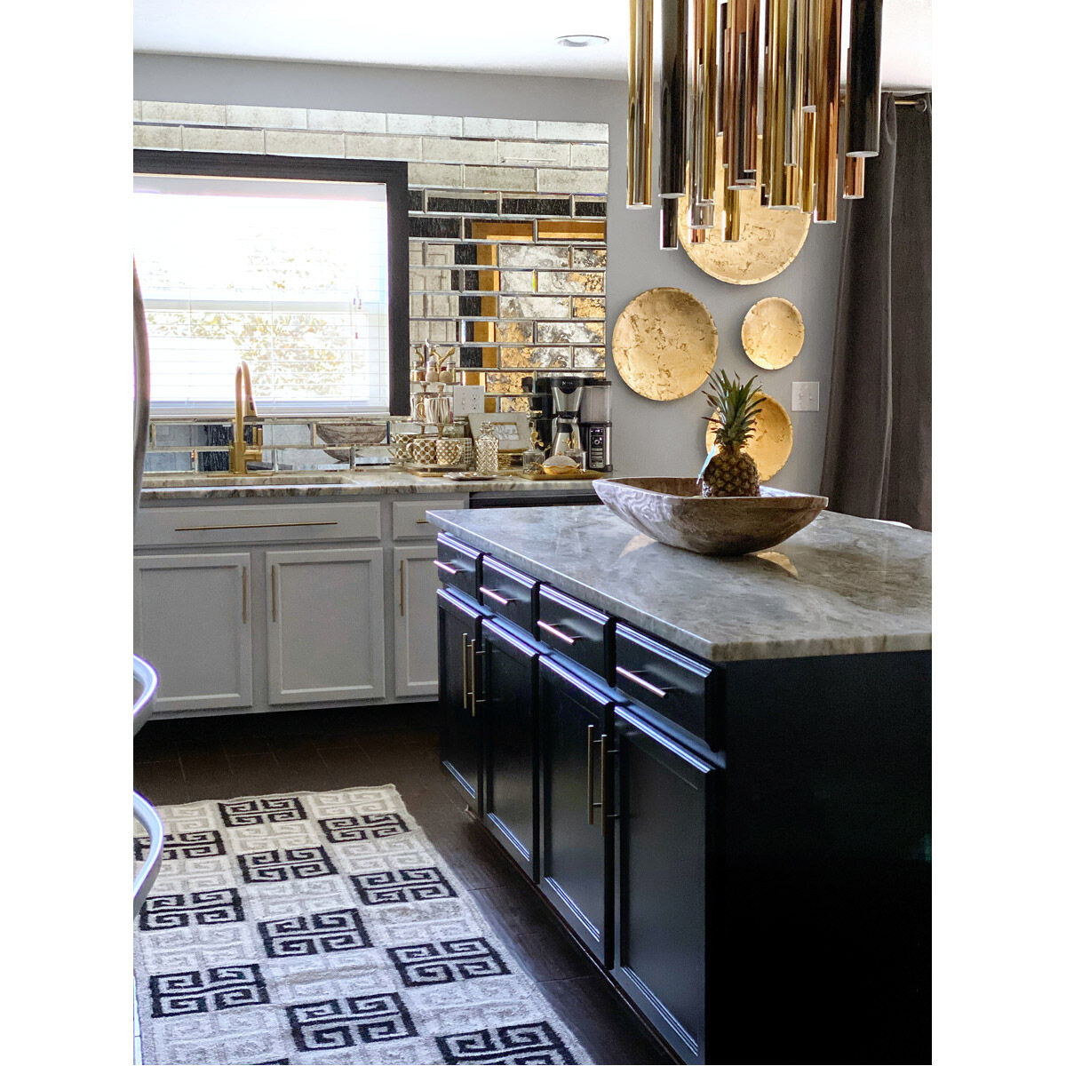 Flute LED 2.5 inch Rose Gold Mini Pendant Ceiling Light