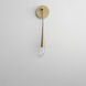Pierce LED 2.25 inch Gold ADA Wall Sconce Wall Light