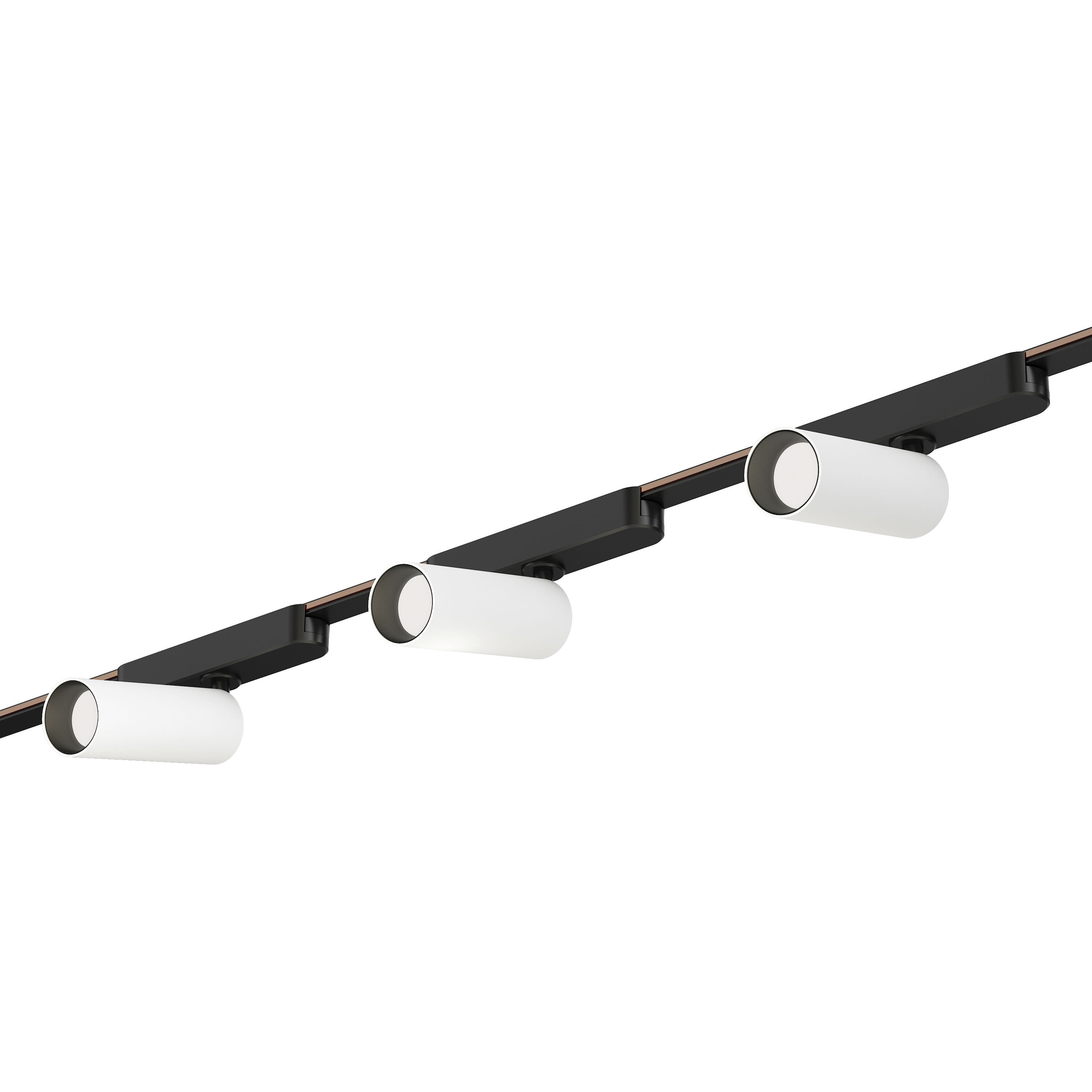 Continuum - Track 1 Light 120 White with Black Track Light Ceiling Light in White/Black