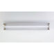 Reflect LED 36 inch Black and Polished Nickel Bath Vanity Light Wall Light