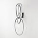 Unity LED 8 inch Black Chrome Wall Sconce Wall Light