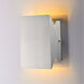 Alumilux Tilt LED 7 inch Satin Aluminum Outdoor Wall Sconce