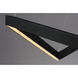 Stealth LED 34.75 inch Black Linear Pendant Ceiling Light