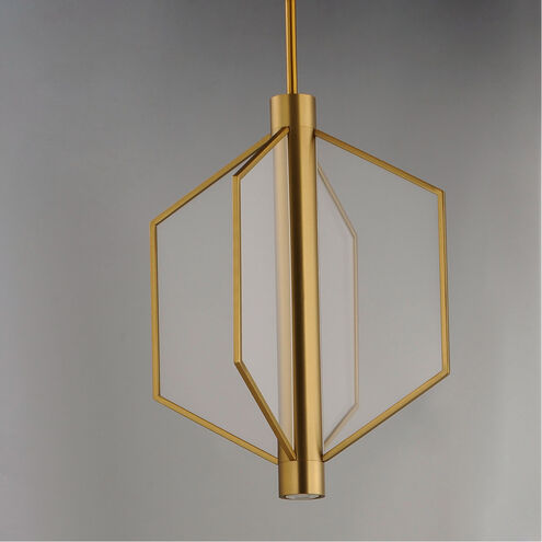 Telstar LED 22 inch Natural Aged Brass Single Pendant Ceiling Light