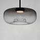 Bombona LED 16 inch Black Single Pendant Ceiling Light