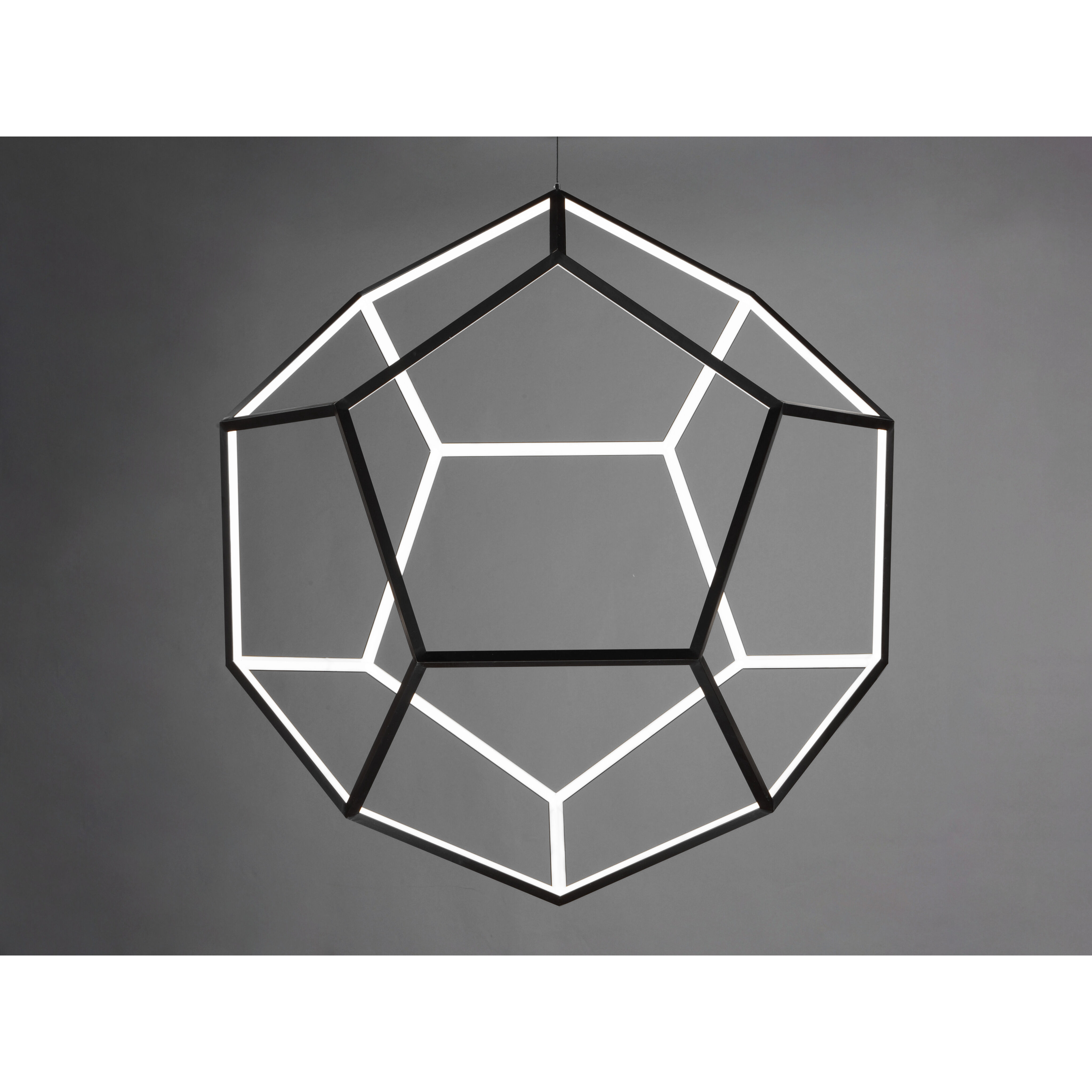 Penta LED 40 inch Black Single Pendant Ceiling Light