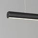 Continuum LED 38.5 inch Black Linear Pendant Ceiling Light