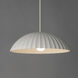 Basilica LED 19.5 inch Chaulk White Single Pendant Ceiling Light