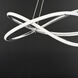 Coaster LED 10 inch Polished Chrome Single Pendant Ceiling Light