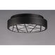 Intersect LED 15.75 inch Black Flush Mount Ceiling Light