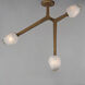 Blossom LED 20 inch Natural Aged Brass Flush Mount Ceiling Light