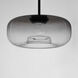 Bombona LED 16 inch Black Single Pendant Ceiling Light